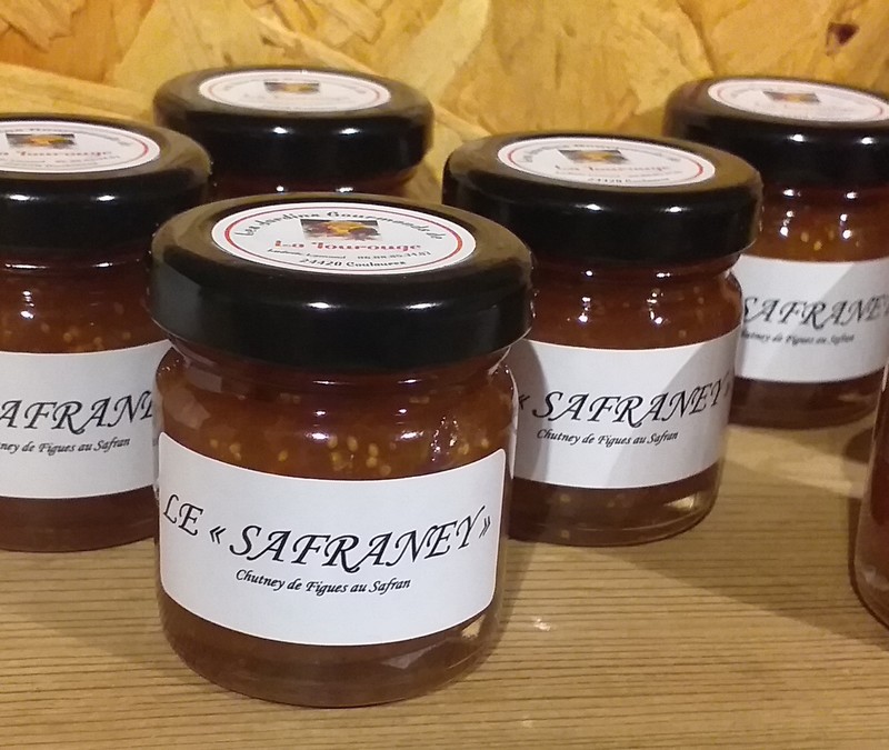 SAFRANEY : CHUTNEY DE FIGUES AU SAFRAN BIO 55G