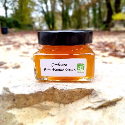 CONFITURE POIRE VANILLE SAFRAN BIO 190G