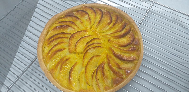 TARTE NORMANDE SAFRANEE 4 PERSONNES