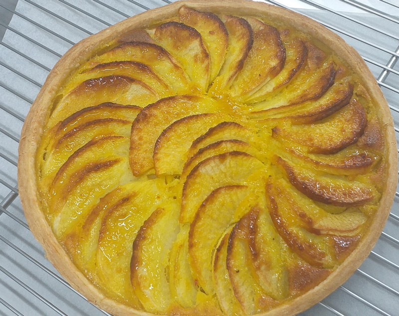 TARTE NORMANDE SAFRANEE 6 PERSONNES