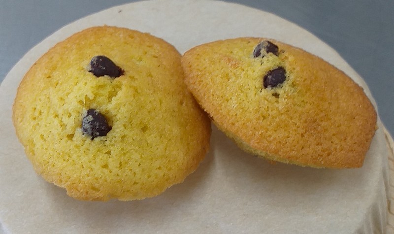 MIGNARDISE MADELEINE PEPITES DE CHOCOLAT AU SAFRAN